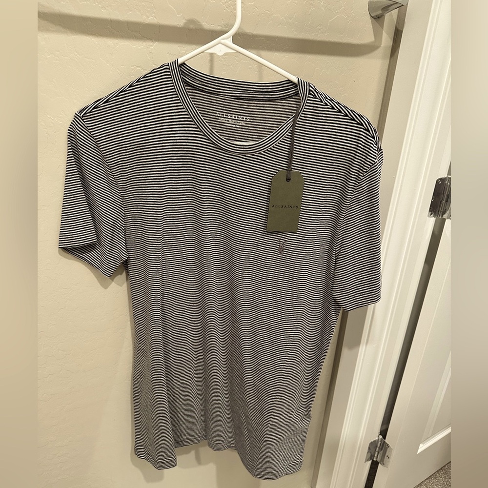 All Saints Men’s Striped TShirt